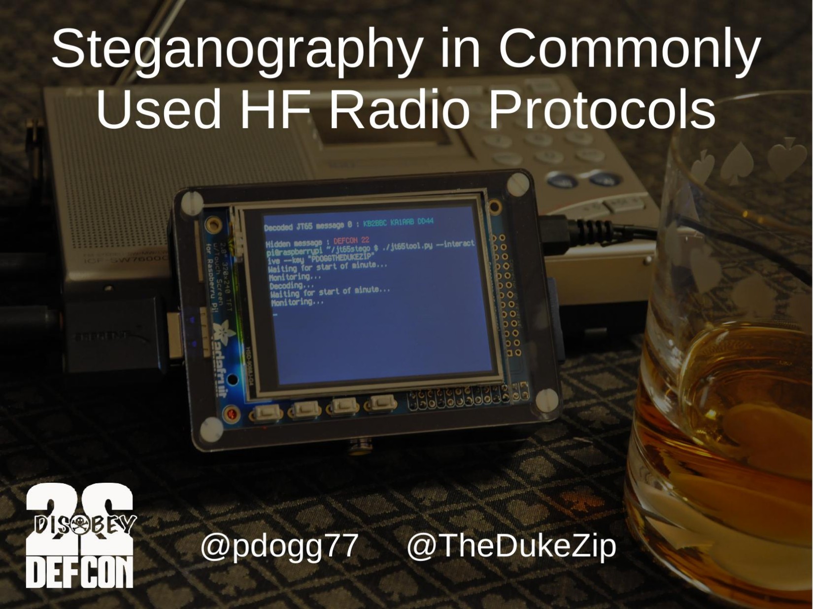 Steganography in Commonly Used HF Radio Protocols