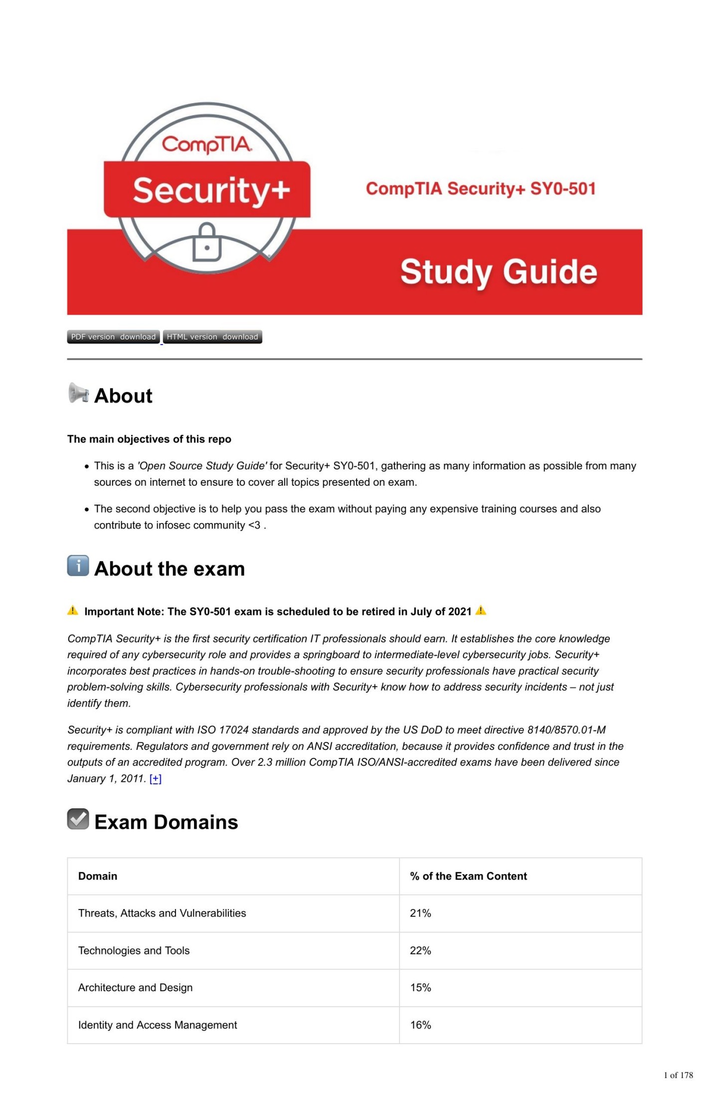 ComTIA Security+ Study Guide