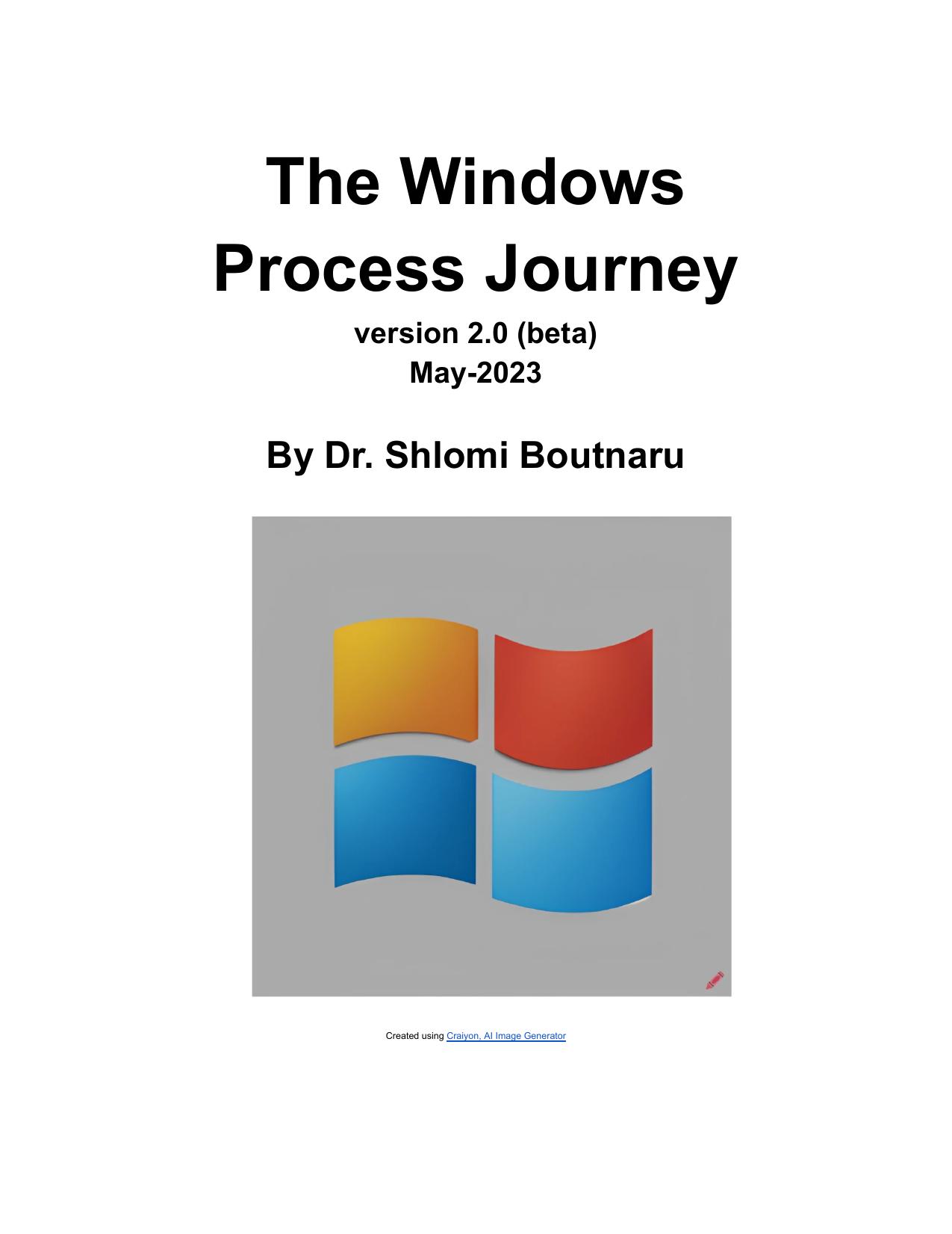 The Windows Process Journey